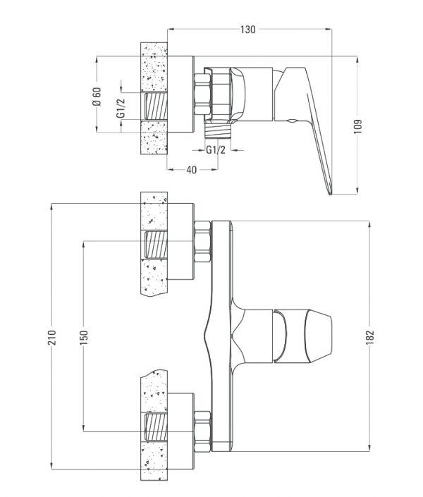 Ūdens maisītājs Deante Jasmin BGJ 040M - Image 2