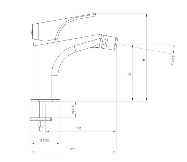 Ūdens maisītājs Deante Hiacynt BQH 031M - Image 2