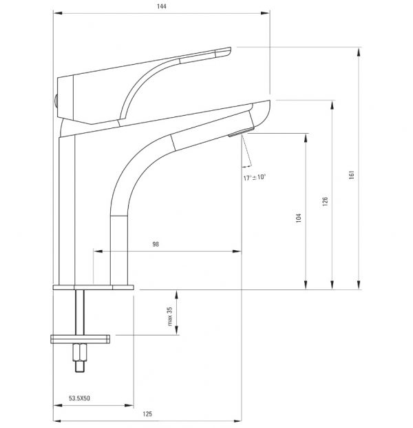 Ūdens maisītājs Deante Hiacynt BQH 021M - Image 3
