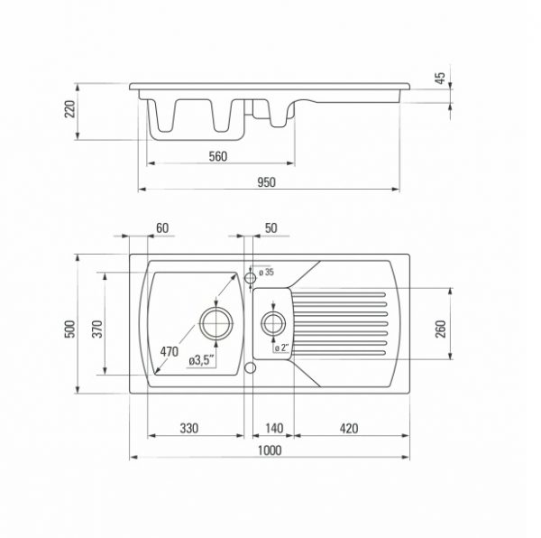 Izlietne Deante Lusitano ZCL 651N - Image 2
