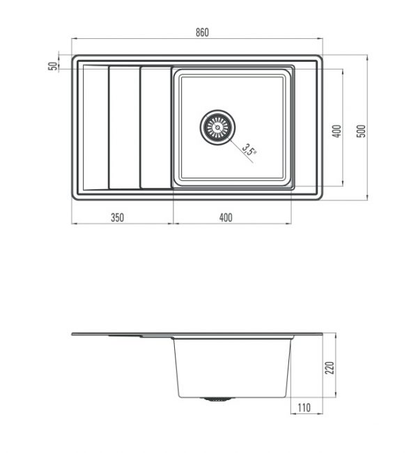 ZHB 0113 Izlietne Bolero specifikācija