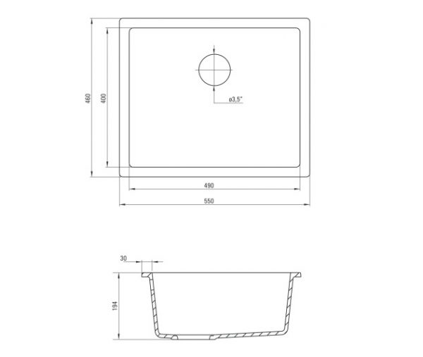 Izlietne Deante Corda ZQA S10C - Image 2