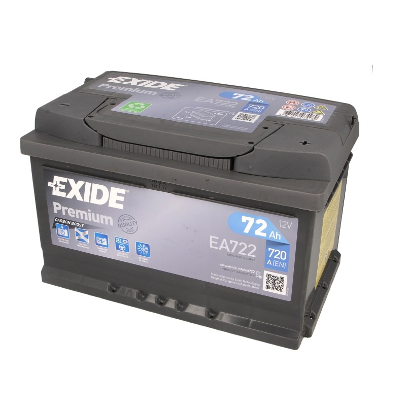 Аккумулятор exide ea722 характеристики