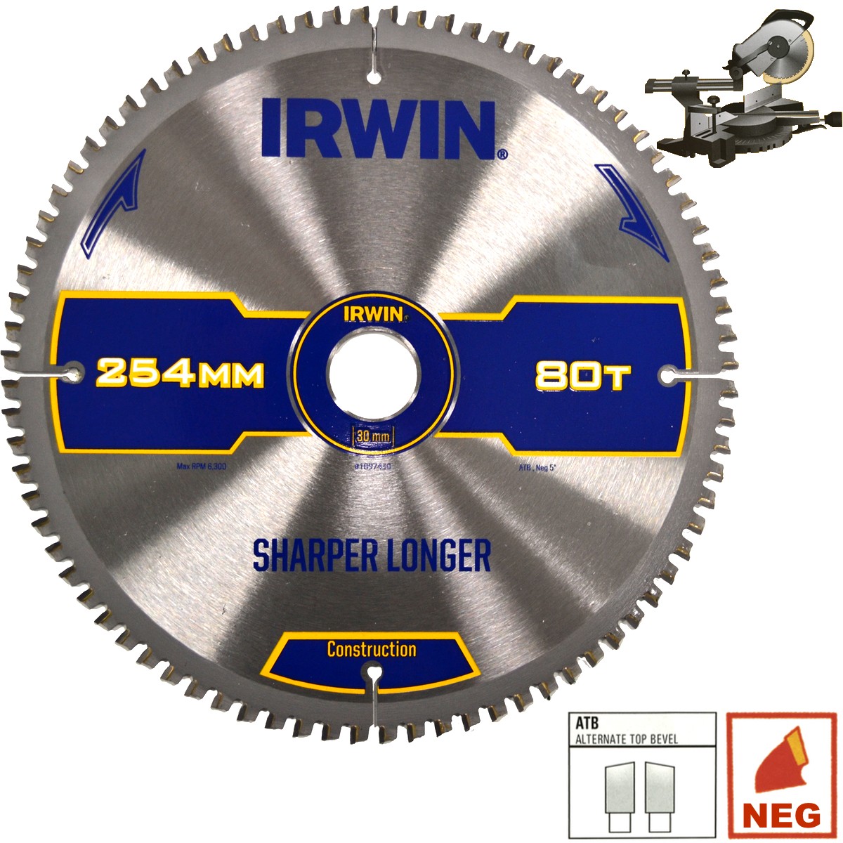 WELDTEC Ripzāģis 305x30x48T 3,2mm ATB M