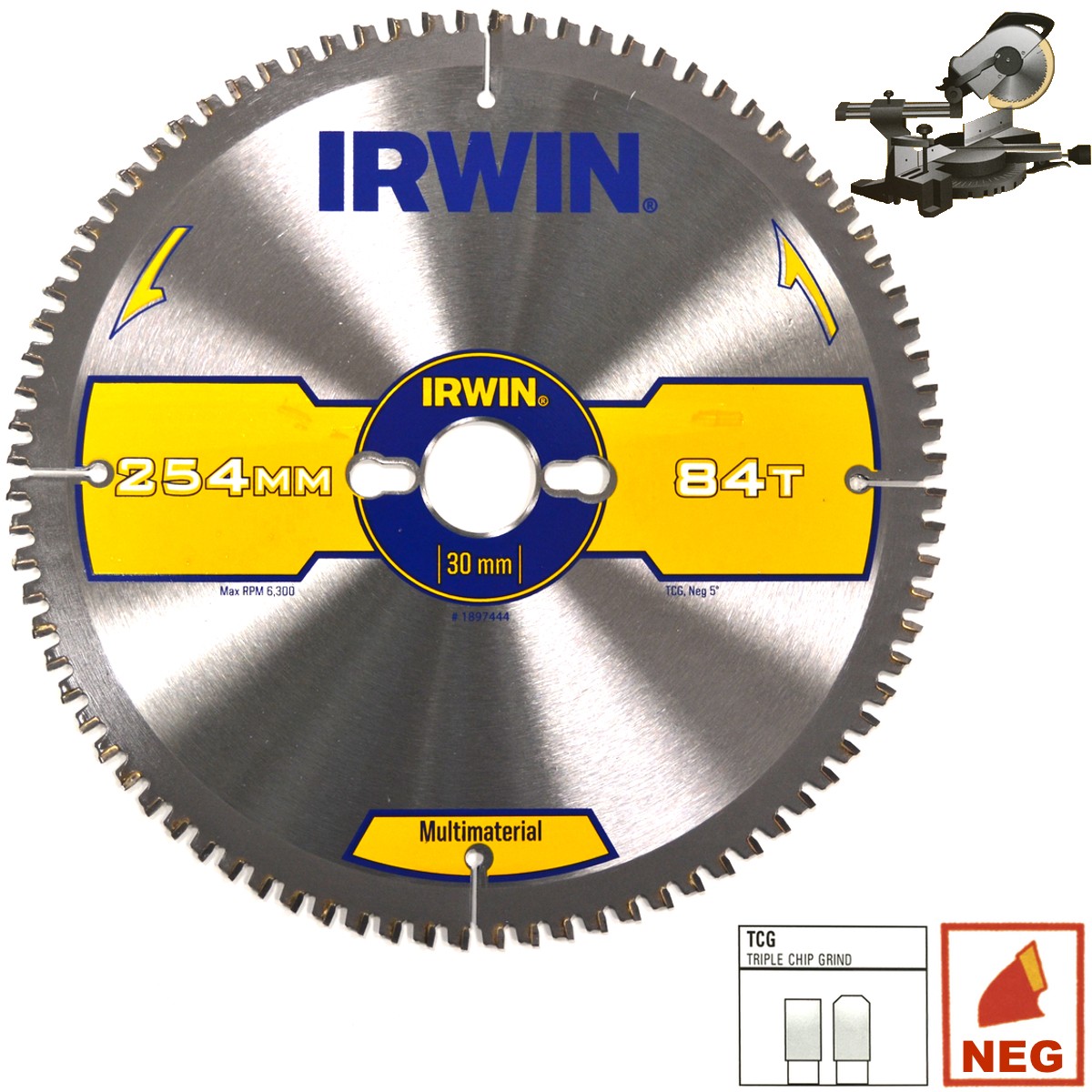 WELDTEC univer Ripzāģis 210mm 60T/6/30/20