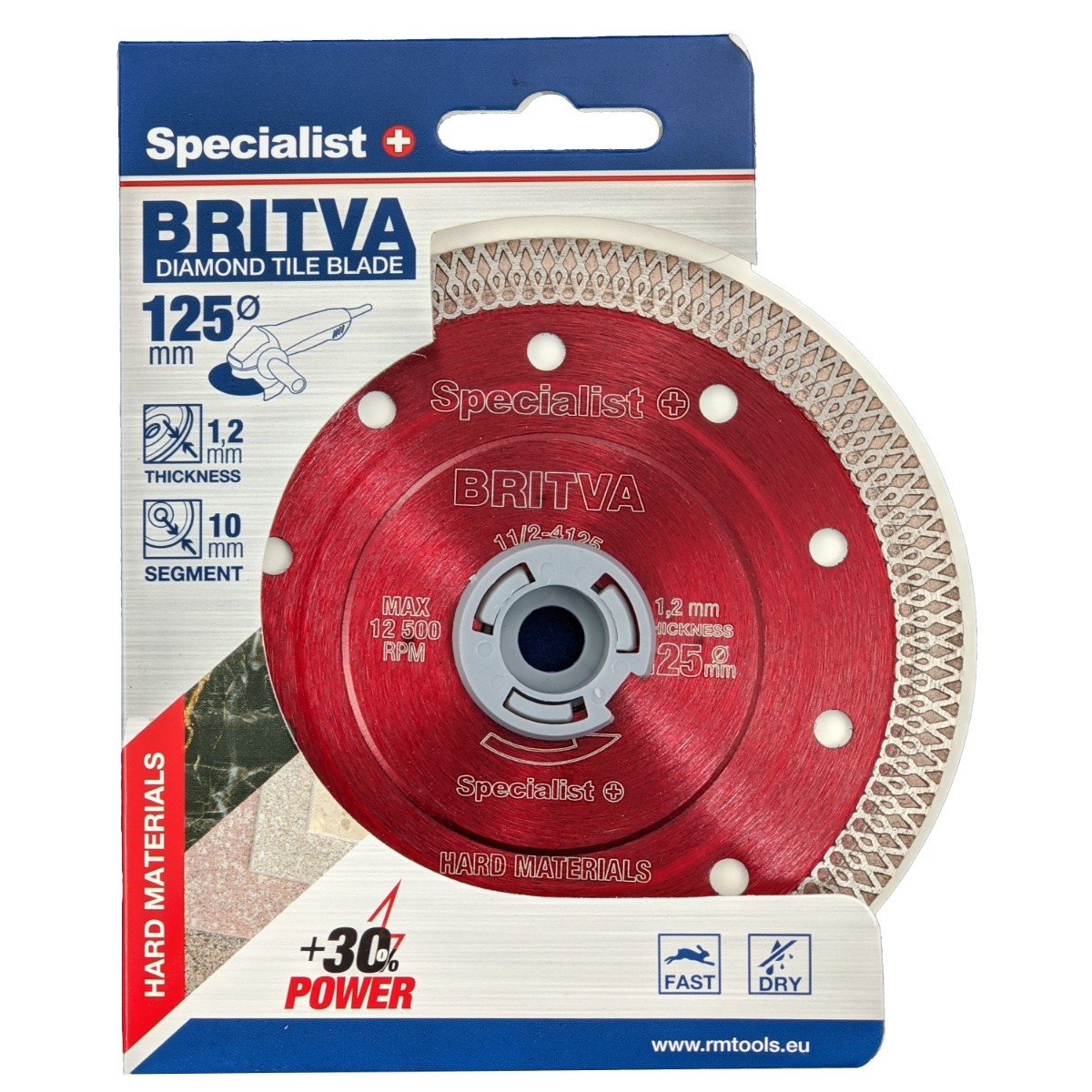 Dimanta disks Specialist Britva 125x1,2x22