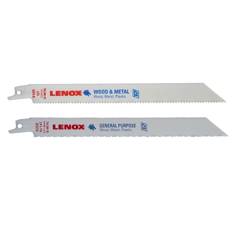 Zobenz.asm. kokam un metālam LENOX 10/4 TPI 5gab