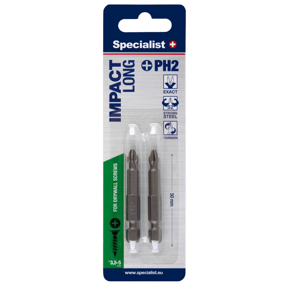 Uzgalis SPECIALIST PH2 50mm 2gab.
