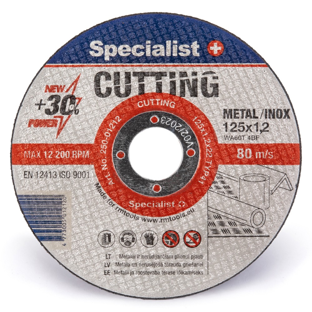 Disks metālam Specialist 125x1,2x22