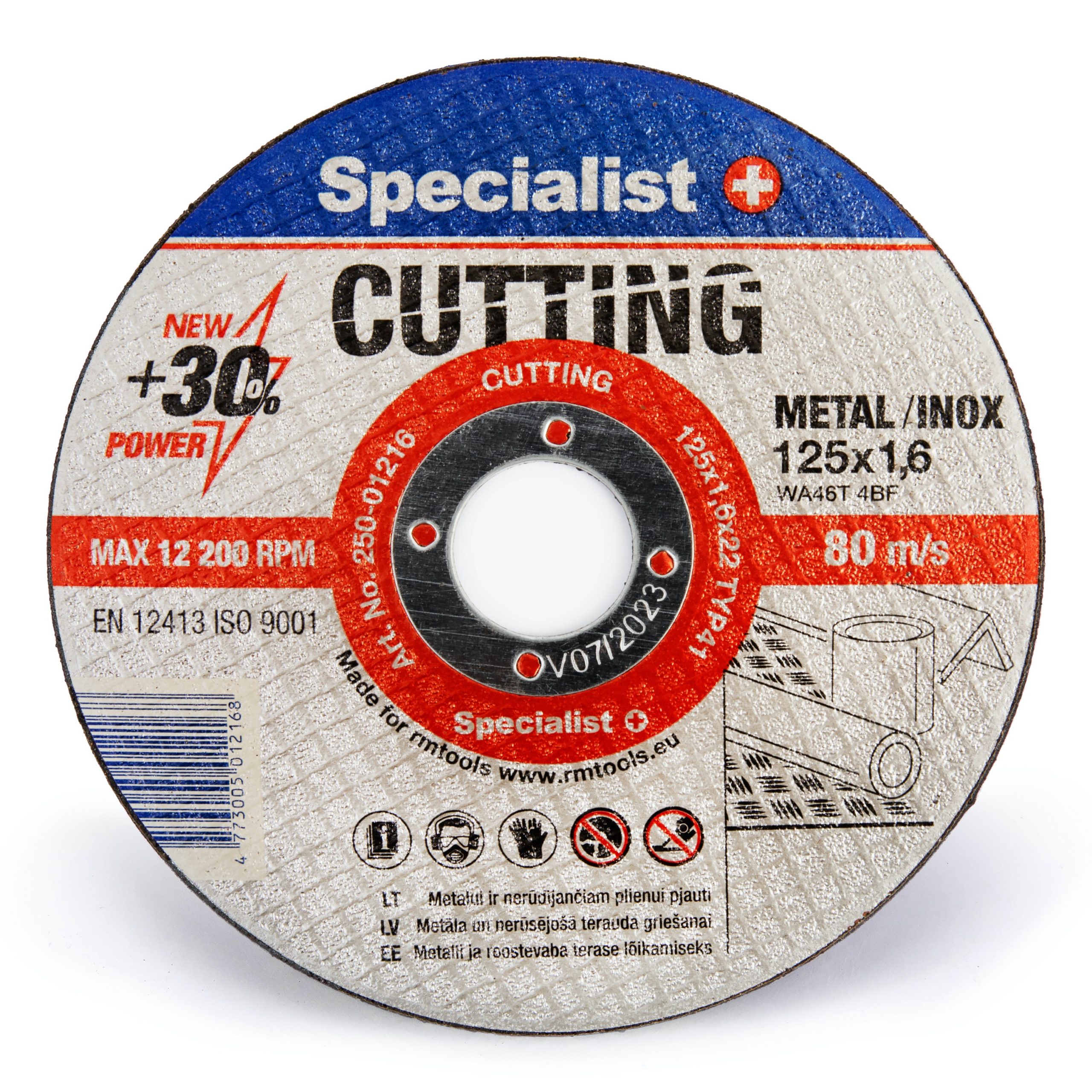 Disks metālam Specialist 125x1,6x22