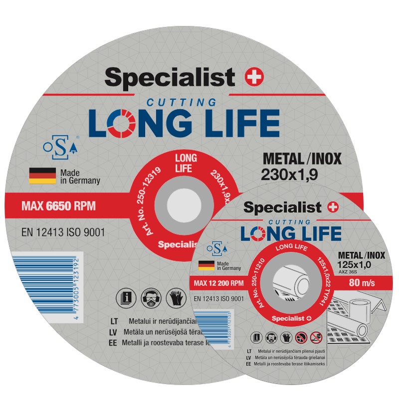 Disks metālam LongLife 350x4,0x25,4