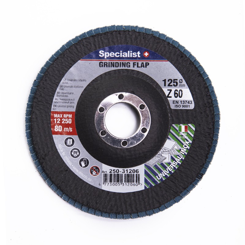 Vēdekļveida slīpēšanas disks 125 ZK60