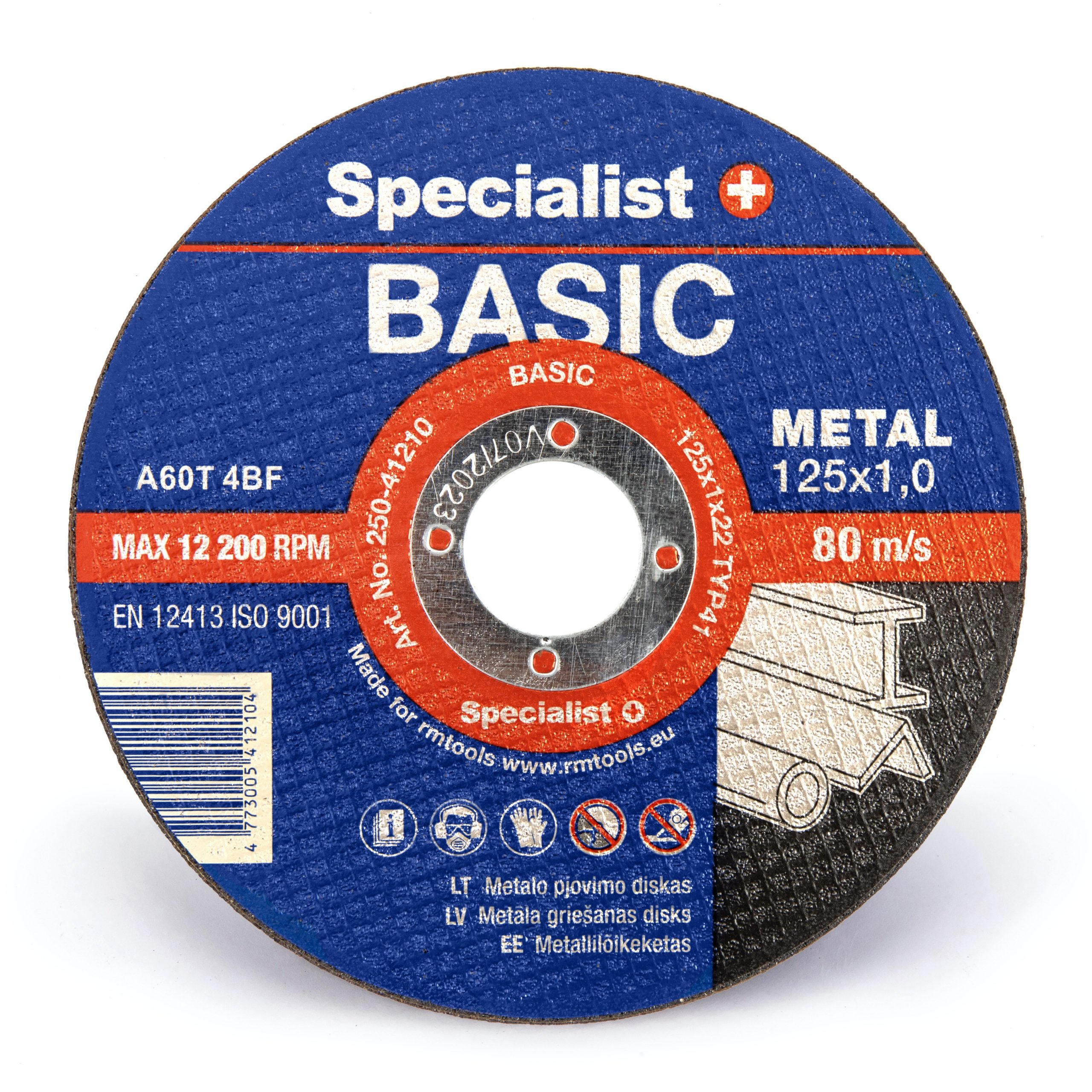 Metāla griešanas disks Specialist BASIC 125x1x22