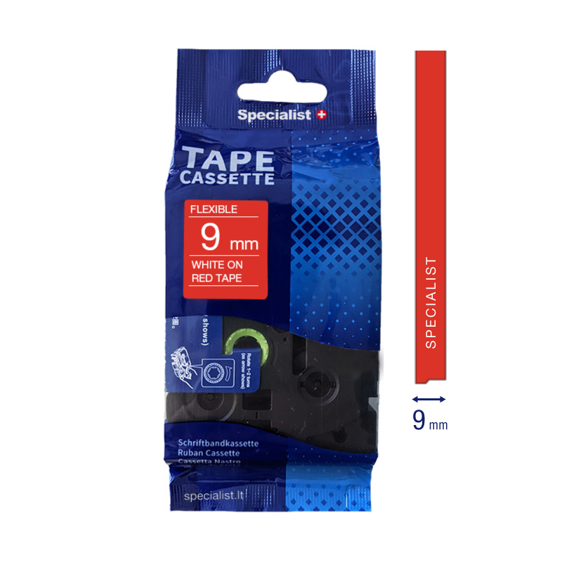 Brother 9mm Flexible mel/balta