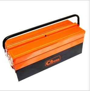 Darbarīku kaste, metāla, ar 5 nodalījumiem 530mm