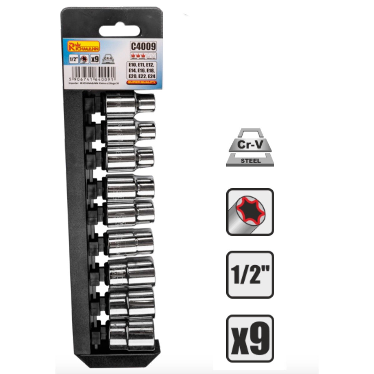TORX galviņas komplekts