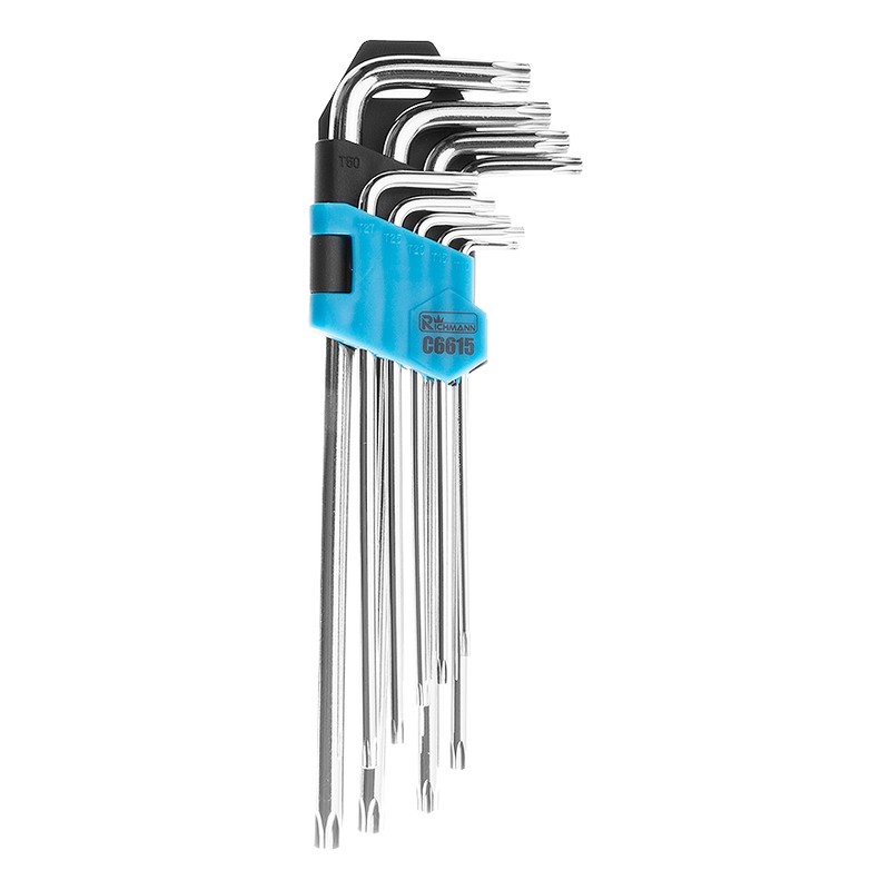 TORX atslēgas T10-T50 extra long, 9 gab.