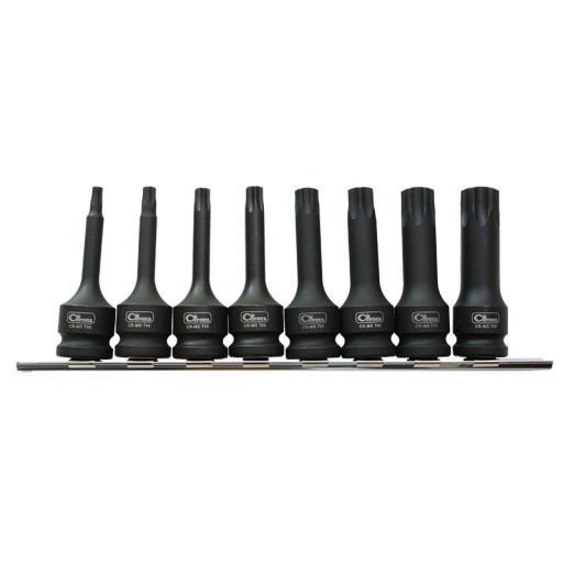 Torx triecienuzgalu komplekts T30-T80 8 gab.