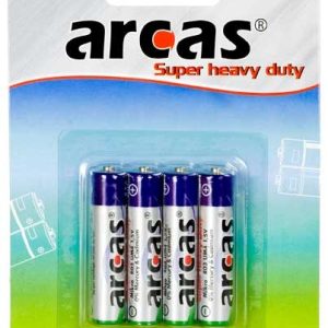 Arcas baterijas AAA LR03, 4 gb.
