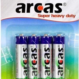 Arcas baterijas AA LR06, 4 gb.