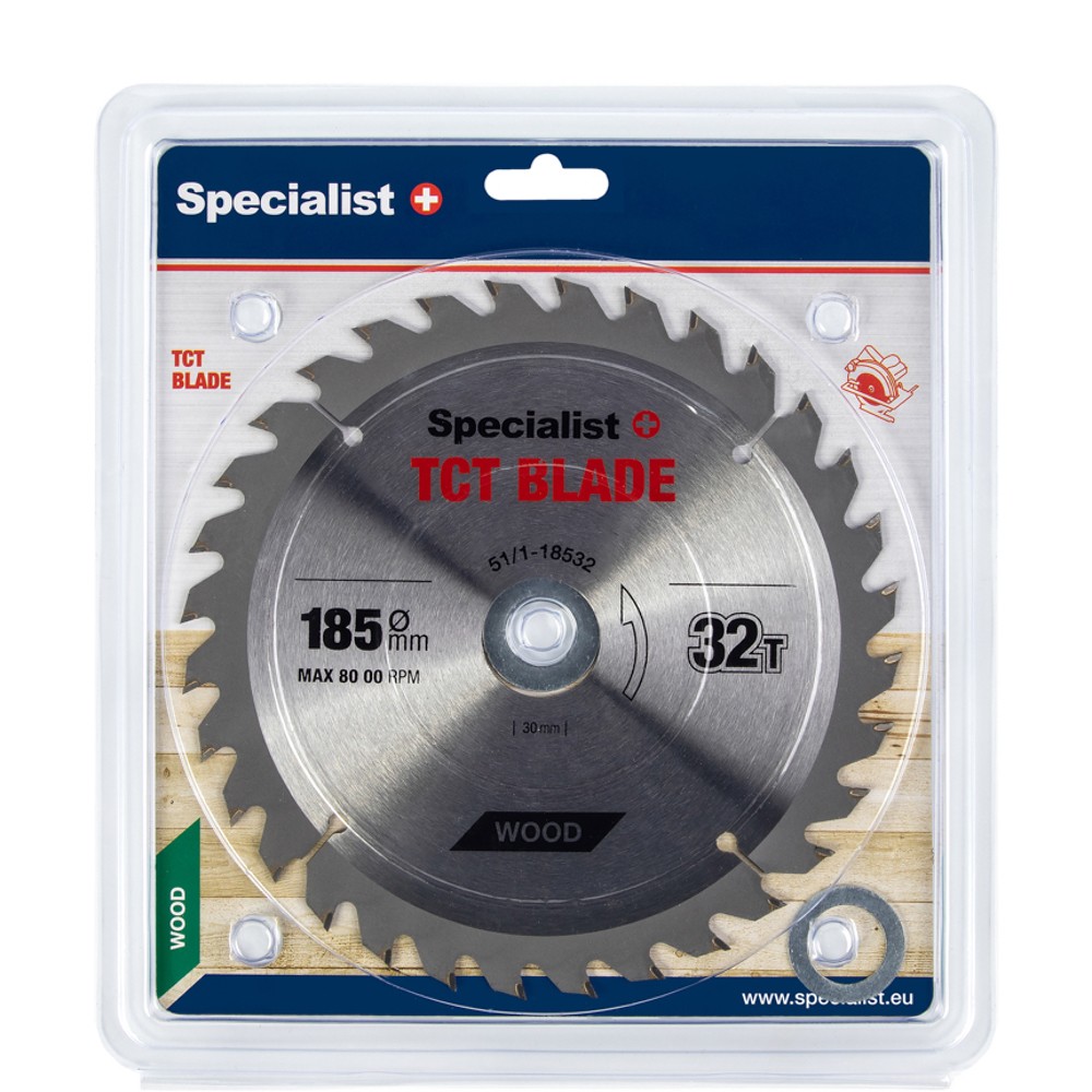 Specialist ripzāģis 185x32Tx30/20/16