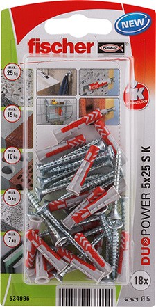 Universālas divkomponentu tapas 12x60 S K