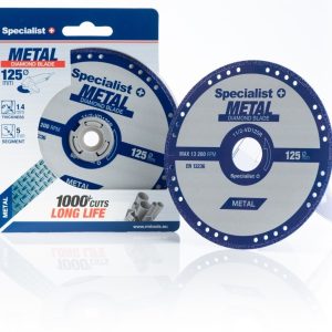 Dimanta griešanas disks metālam 125x1,5x22,23 mm