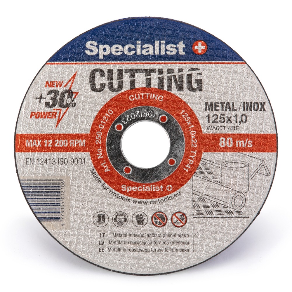 Disks metālam Specialist 125x1x22