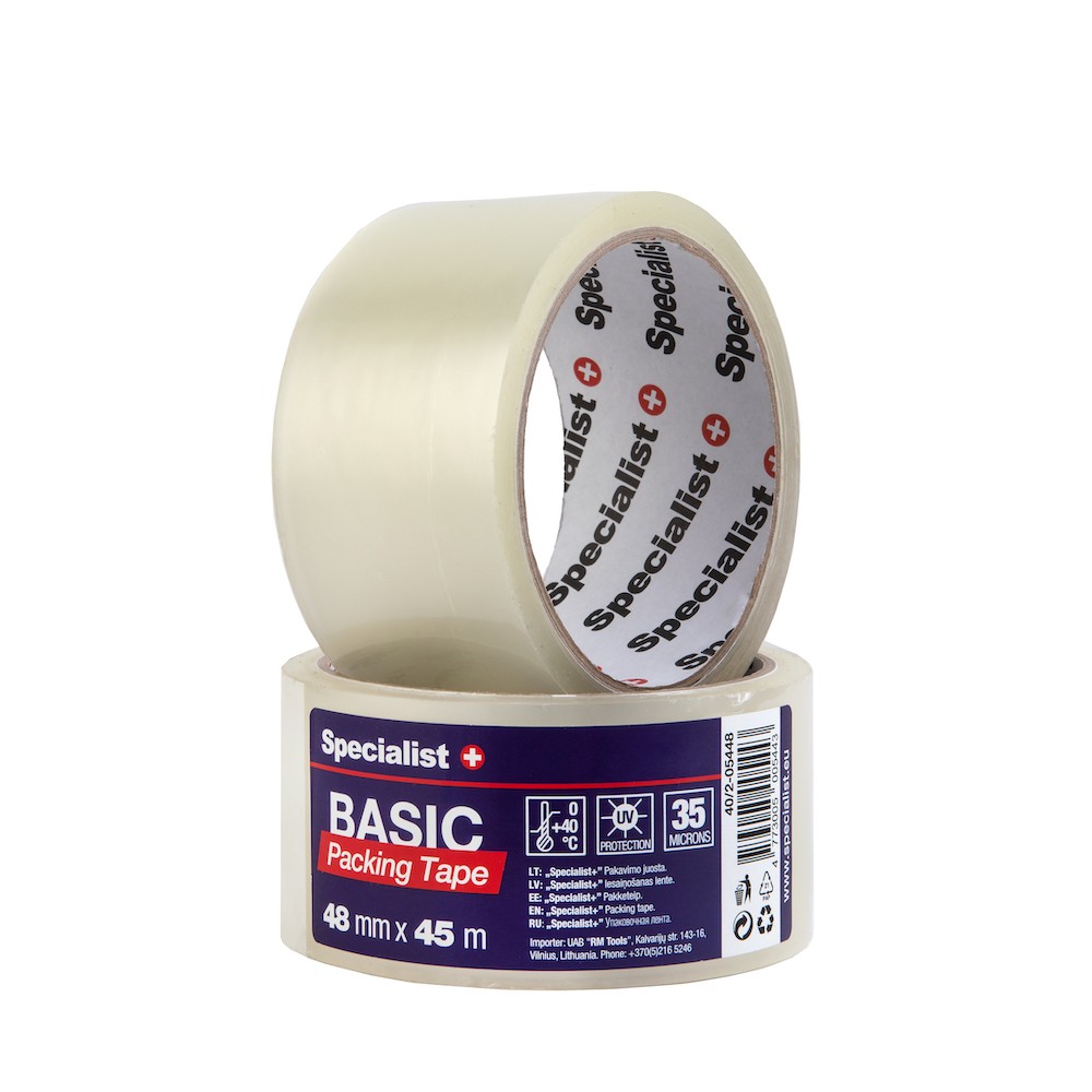 Caurspīdīga iepakošanas lente 48mm x 45m