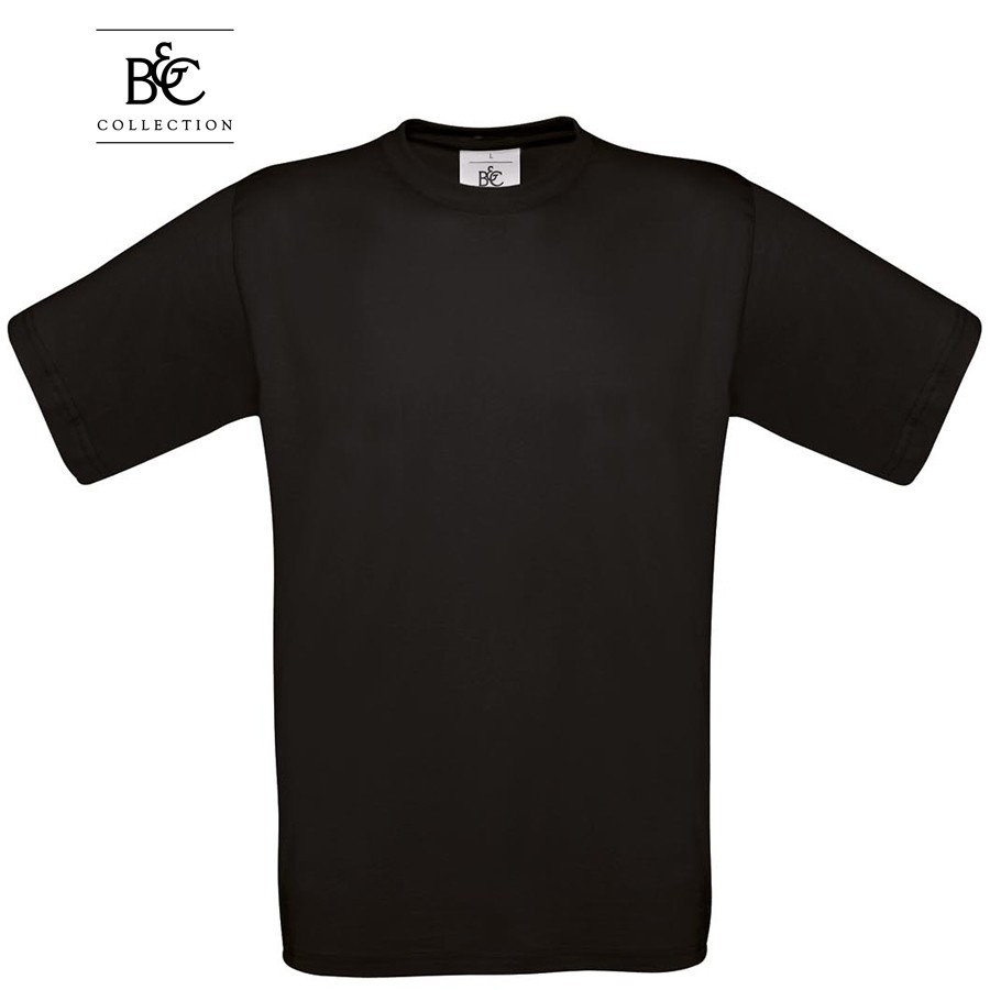 T-krekls B&C EXACT, melns M