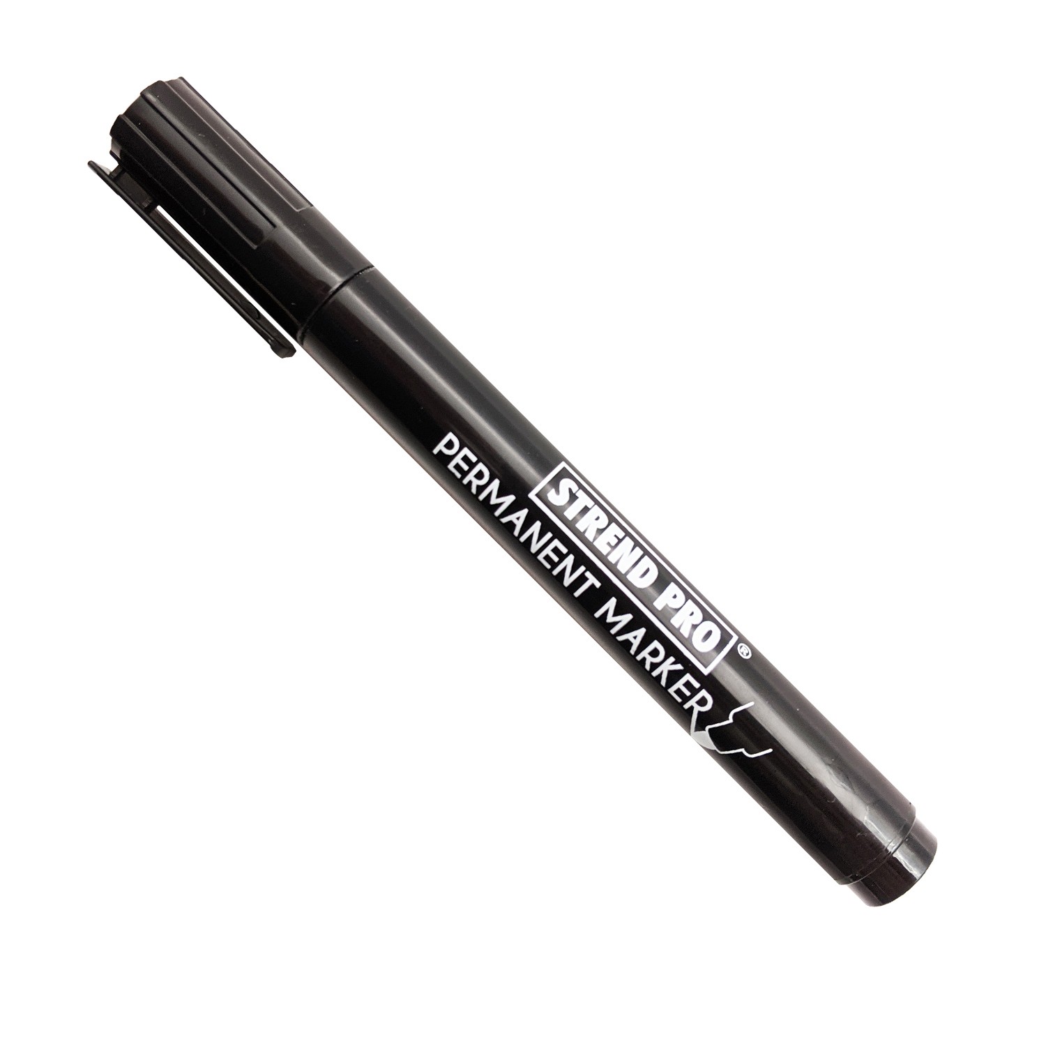Melns pastāvīgais marķieris 4,5 mm